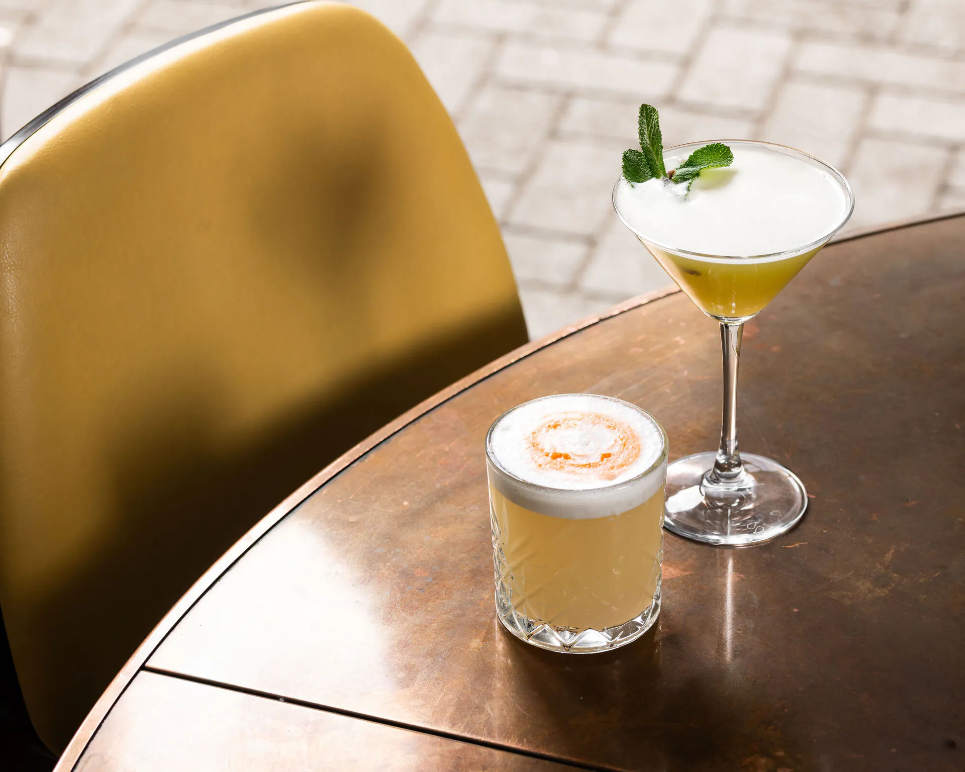 Cocktails on the marina at Banana Wharf
